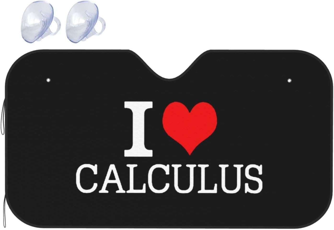 I Love Calculus Windshield Sun Shade Keep Your Vehicle Cool, for SUV Cars Trucks Universal Sun Shade