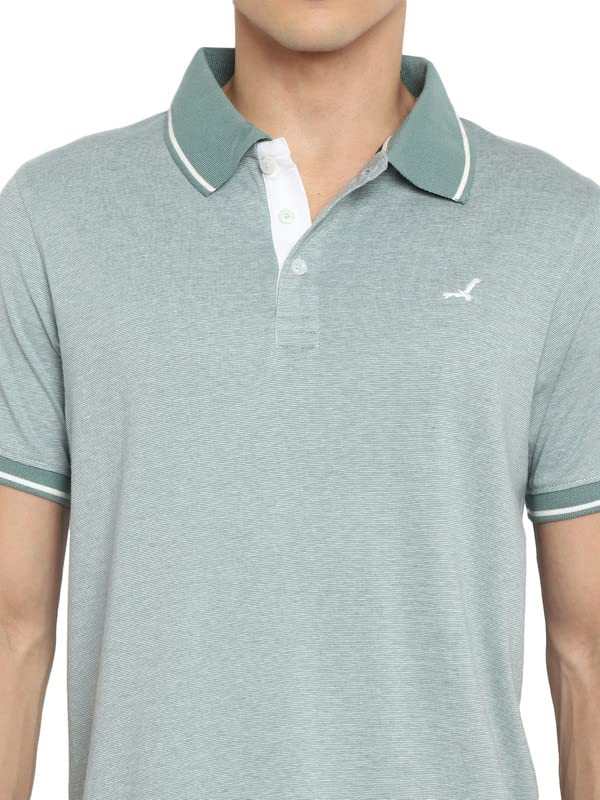 AMERICAN CREW Polo Half Sleeves T-Shirt for Men