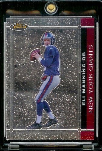 2007 Topps Finest Football Card #11 Eli Manning