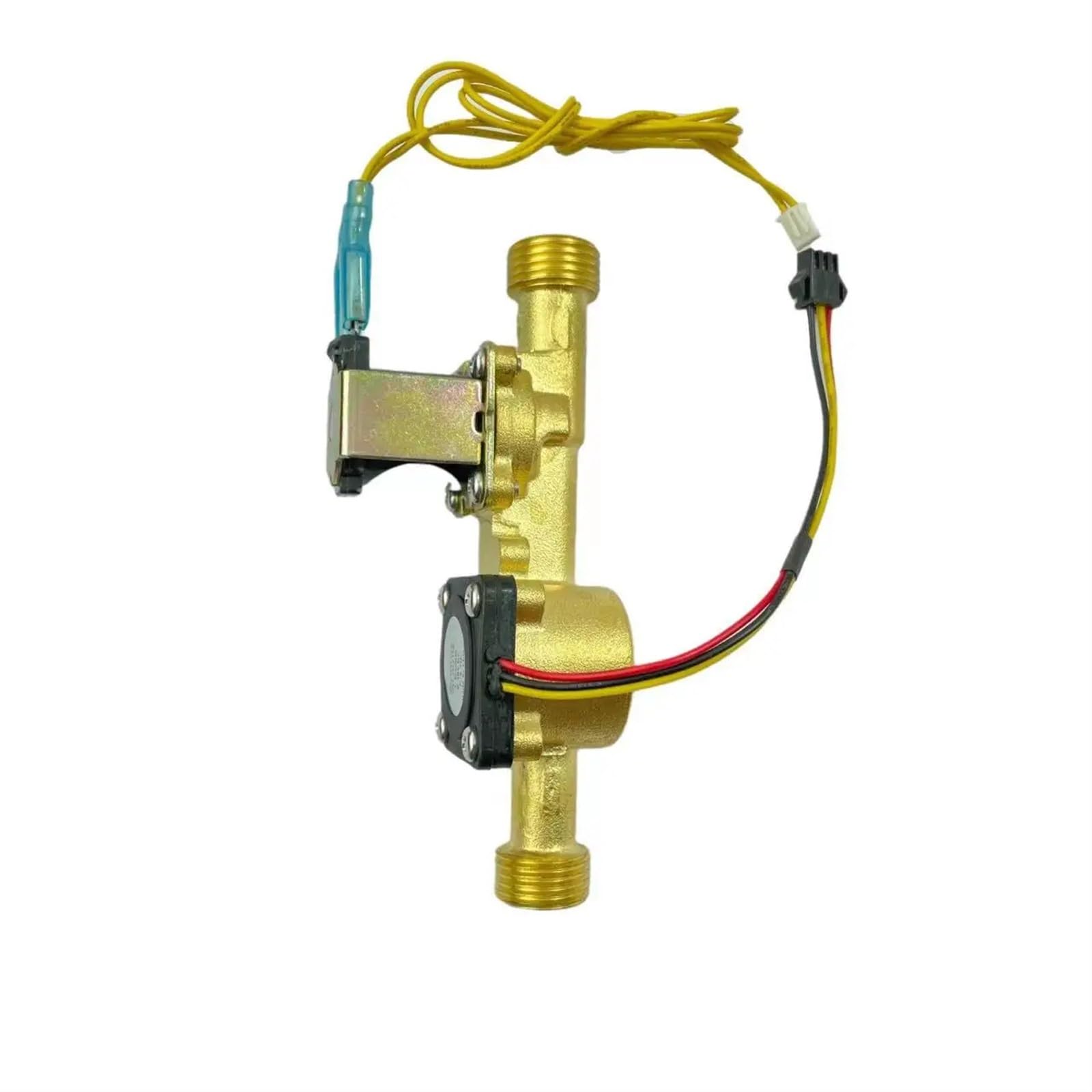 Débitmètre haute précision en laiton G1/2 et vanne 12V robuste