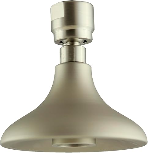 High Sierra Showerheads - Nuevo cabezal de ducha de metal "Half Dome". Bellamente diseñado para baños de lujo. Impresionante acabado de níquel