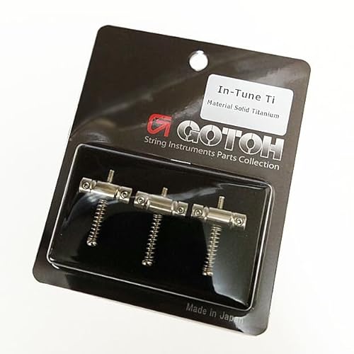 GOTOH ゴトー In-Tune Ti テレキャスター サドル チタニウム製 〔np〕【Ebiオリジナルピック付】のサムネイル
