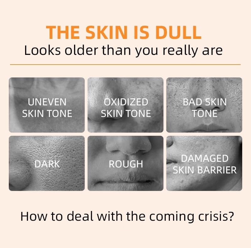 Miniatura 7 de 2 unidades de gel blanqueador exfoliante naranja, exfoliante facial de gel blanqueador de naranja natural, exfoliante facial hidratante de limpieza