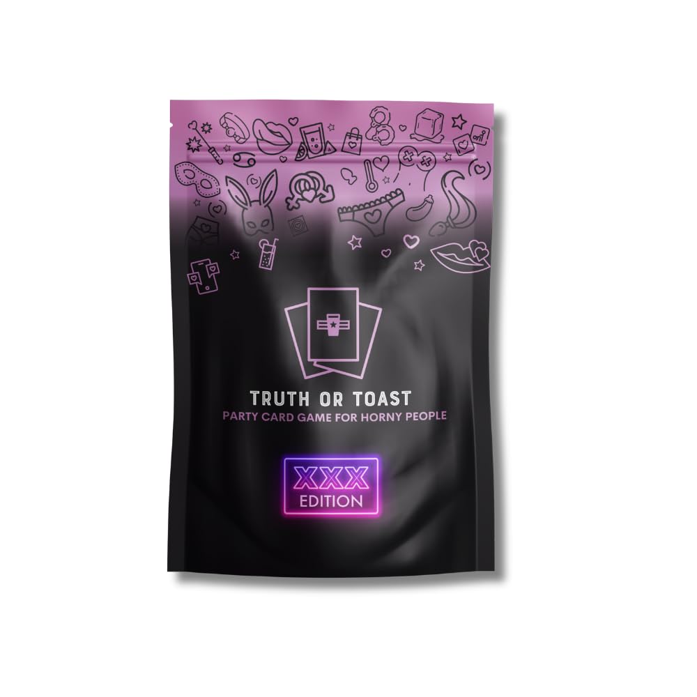 Truth or Toast Extra Spicy Edition | Adult Party Card Game for Crazy Game Nights, Date Nights, Couples + Parties!