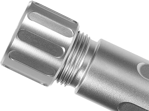 Vista 97 de NDZ Performance Protector de rosca de barril de 1/2x28 pulgadas de aluminio anodizado y acero inoxidable Cerakote o PVD con junta tórica, fabricado