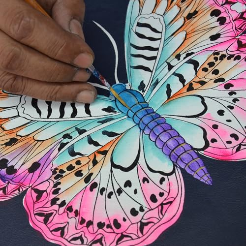 Anna by Anuschka Women's Original Hand-Painted Leather Crossbody Bag2