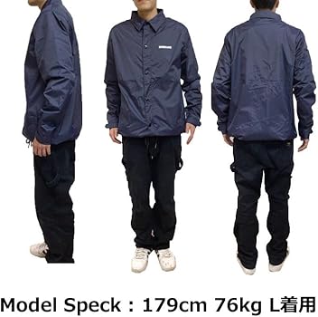 DEELUXE ブラックジャケット　コーチジャケット　Lサイズ Amazon.co.jp: [Deeluxe] ディーラックス COACH JACKET メンズ コーチ