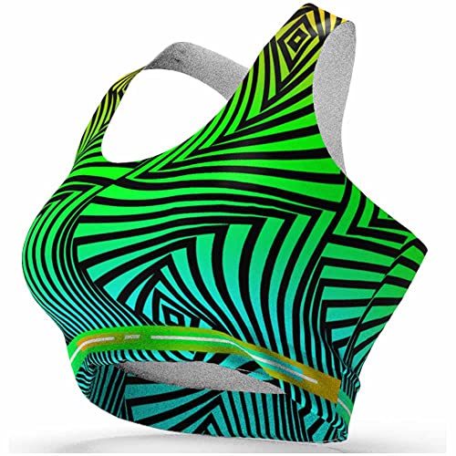 Dominium Top Compressão Fitness Feminino Forração Dupla - F 64, Multicolorido, PP, F64