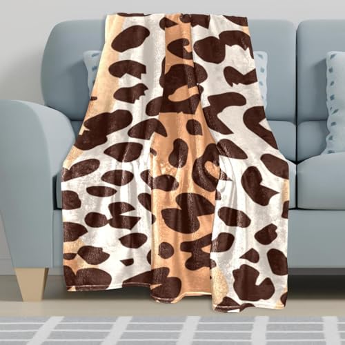 Couverture Microfibre Chaude Léopard : Jeté Polaire Doux Infroissable - 6