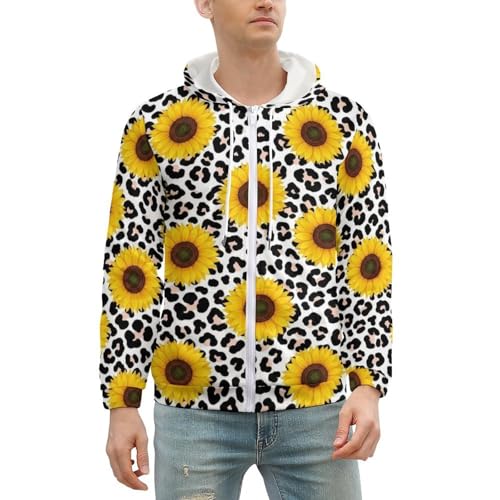 Chaqueta deportiva con capucha y cierre para hombre miniatura 2