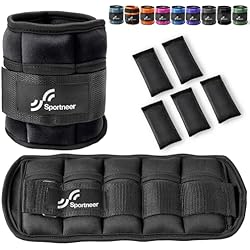 Pesas Ajustables Decathlon Sportneer Juego de pesas ajustables en el tobillo, correa de muñeca, 0,45-2,3 kg (por tobillo)/0,9-4,5 kg (por par), 2 paquetes, negro