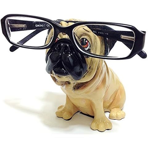 Distinctive Designs Tan Pug Dog Breed Novelty Eyeglass Holder Stand Cover