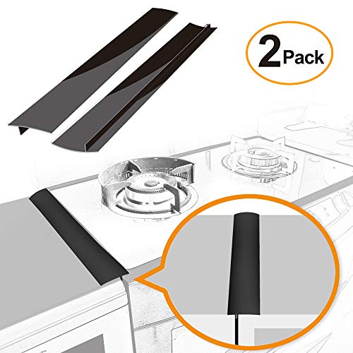 Silicone Stove Counter Gap Cover 21" by Kindga, Easy Clean Gap Filler Sealing