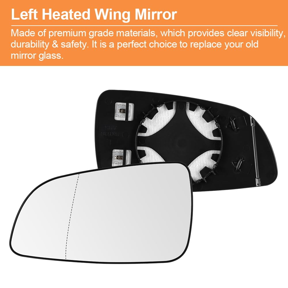 Vetro Specchio Retrovisore Riscaldante Per Opel Astra H 2004-2008 - Lato Sinistro - Foto 13