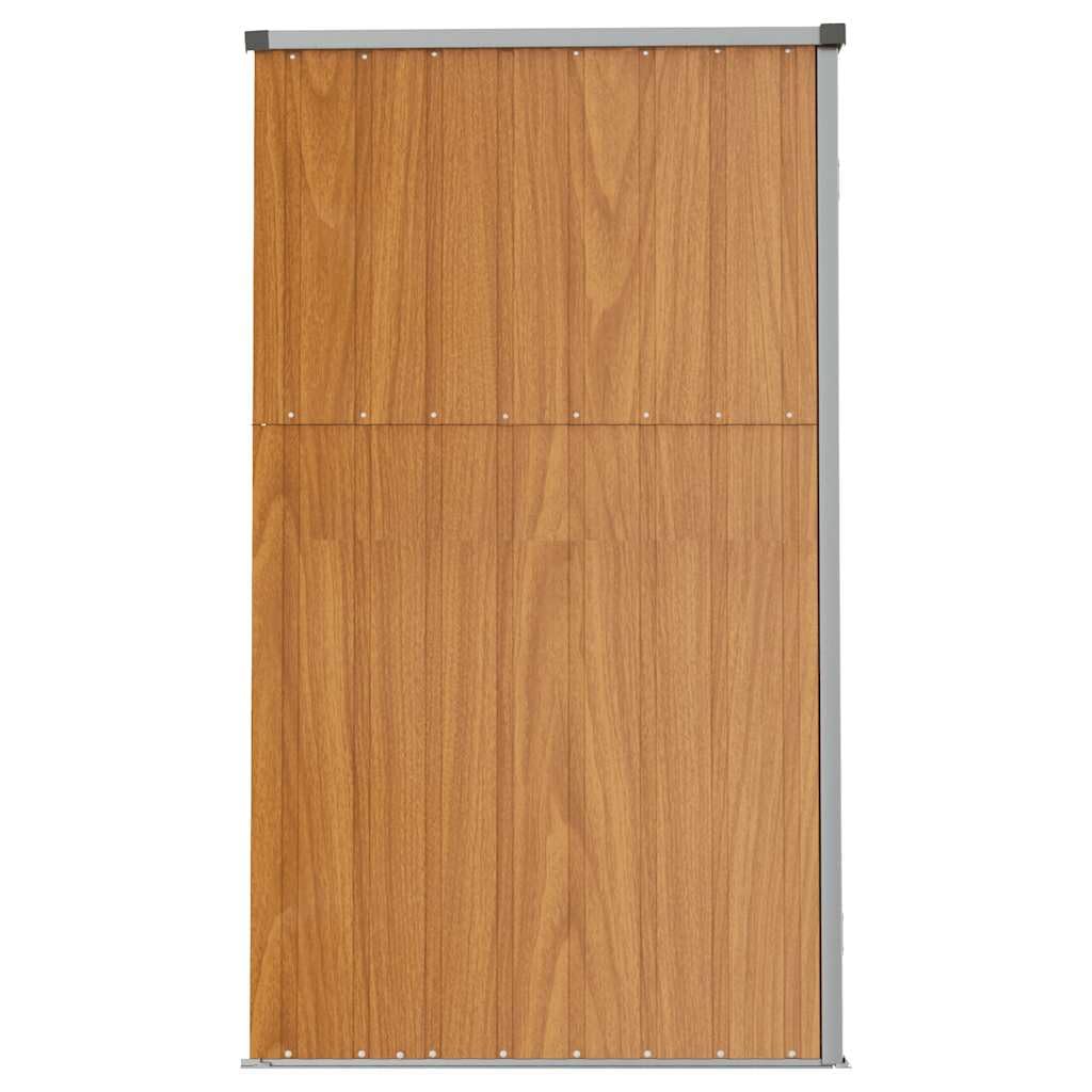 Cobertizo Herramientas Jardin Acero Galvanizado 225x89x161