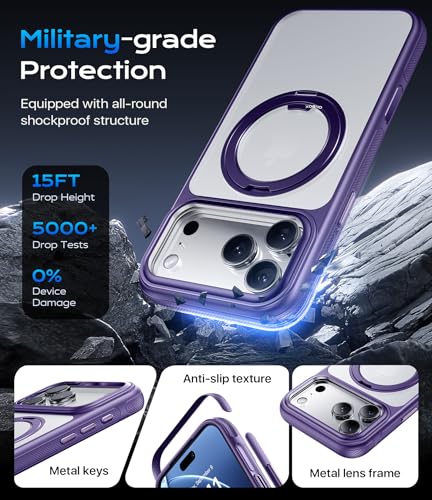 Image of iPhone 17 Pro Max Case with Stand Strong Magnetic for iPhone17 Pro Max Case
