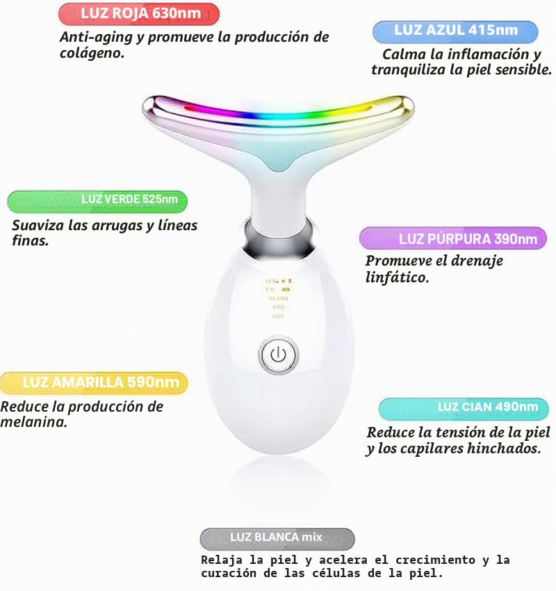 Lumera 7-en-1 Escultor Facial Led 2.0