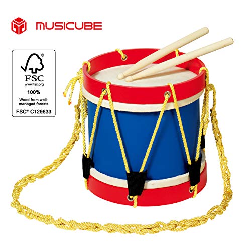 MUSICUBE Marching Drum Set, USA America Painted Design, Great Sound Quality 8 Inch