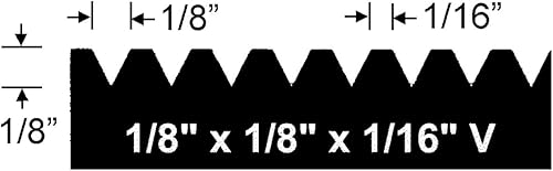 Miniatura 2 de Paleta de azulejos planos con muesca en V, 18 pulgadas por 18 pulgadas por 116 pulgadas - MD Building Products 20061