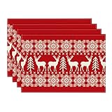 Matériau de haute qualité : fabriqué en 100 % polyester filé qui est doux, durable et infroissable. Parfait pour protéger votre table de salle à manger des taches et des rayures alimentaires