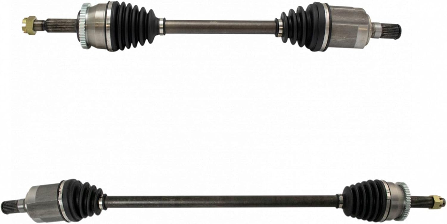 TRQ Front Driver and Passenger Side CV Axle Assembly Set 2 Piece Compatible with 11-12 Kia Optima EX LX 2.4L Automatic Transmission 13 Optima EX LX 2.4L