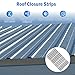 Sthovd Outside 9 in Foam for Metal Roofs Foam for Metal Classic Rib Profile Foam Closure Strips Fit for Roofing R Panels 3 Feet Long Roof Closure Strips-10 Pcs