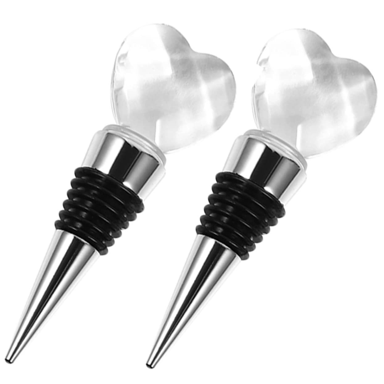 Alipis 6pezzi Tappi Per Bottiglie Vino Alloy Design Unico Forma Per Decorazioni e Regali Matrimonio Resistente e Facile Da