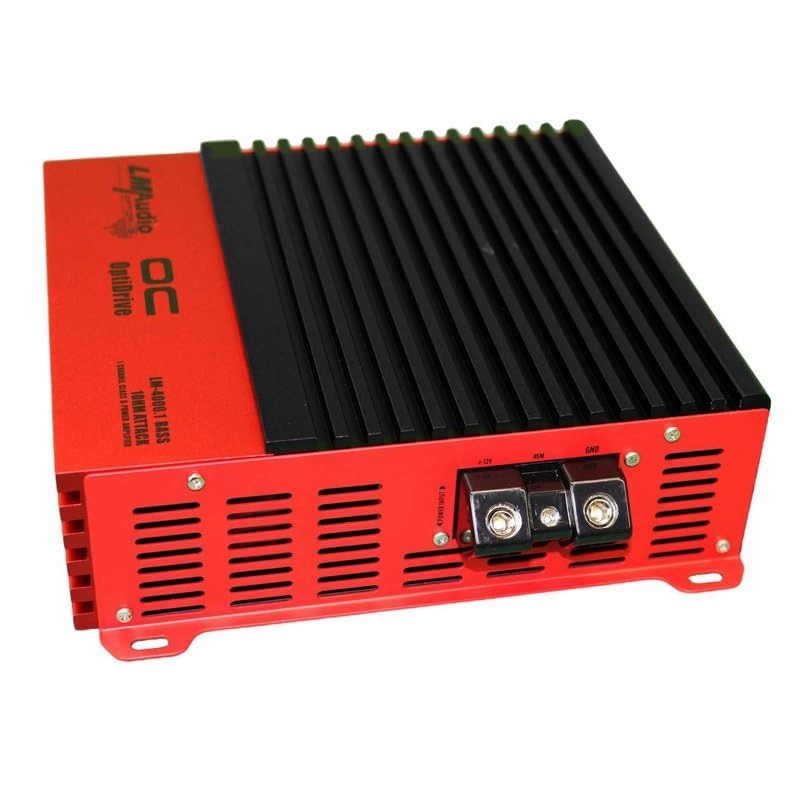Image of Luna Morena LM-4000.1BASSATT Bass Car Audio Amplifier 4000 Watt 1 Channel Subwoofer Amp 1 Ohm with Dial Adjust Bass Boost Subsonic Filter