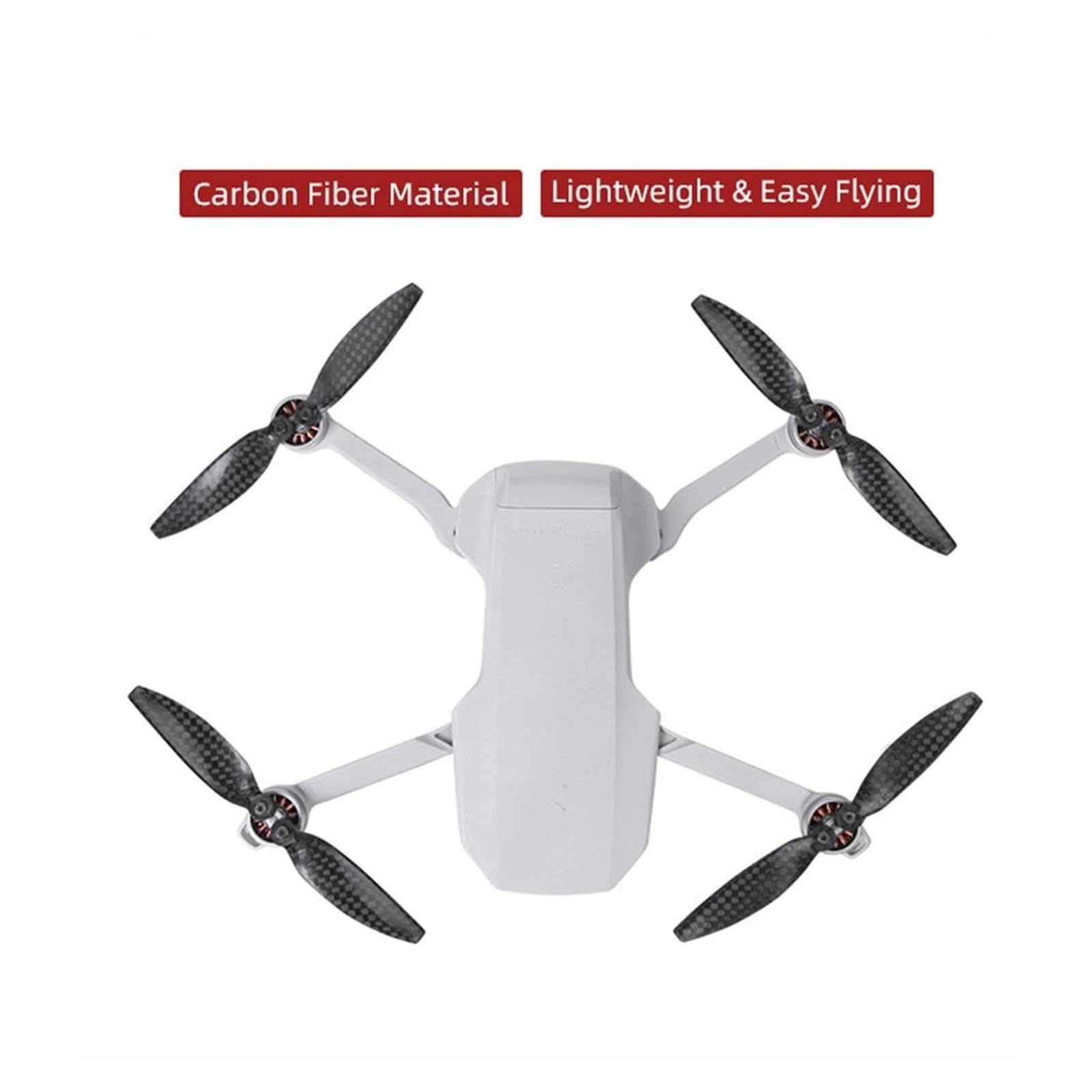 Compatibile con, DJI, Mini 2 SE Eliche Carbonio 4726F