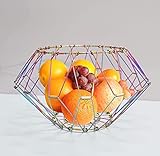✿Innovative Verwendungsmethode: Der glatte Metalldrahtgitterkorb eignet sich sehr gut für den täglichen Gebrauch, Camping, Picknick, Party, Hotel, Restaurant, Selbstbedienung usw. Er kann auch als Lampenschirm verwendet werden. Es kann vollständig nach Ihren Bedürfnissen verwendet werden.