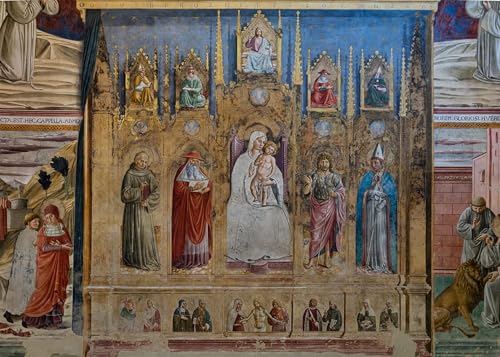 Impression toile Vierge Marie Benozzo Gozzoli pour déco maison
