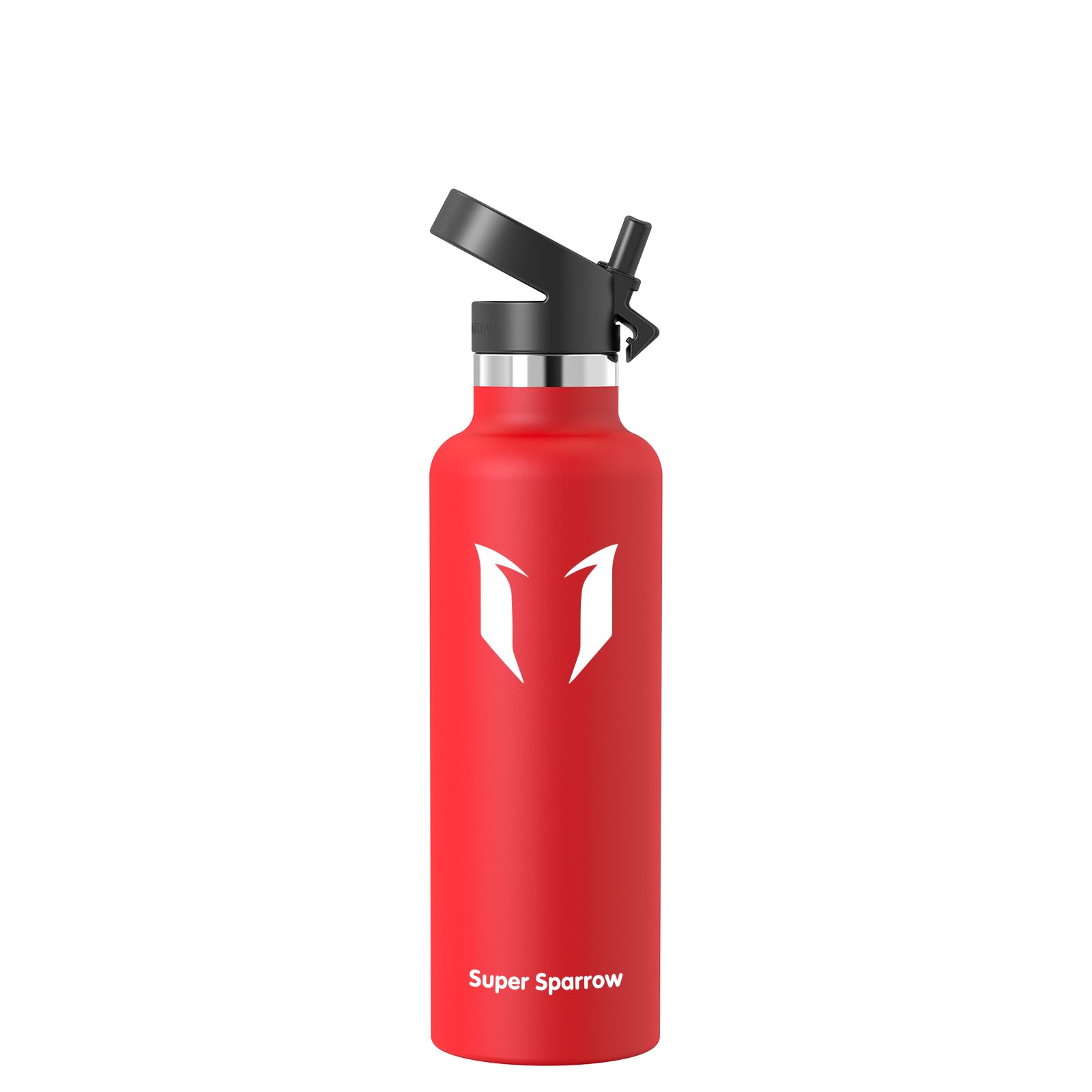 Super Sparrow Borraccia Termica, Acciaio Inox Bottiglia Termica - 350ml, 500ml, 750ml, 1L - Senza BPA Borracce, Borraccia Bambini per Scuola, Sport, Campeggio, Yoga, Palestra, Ciclismo