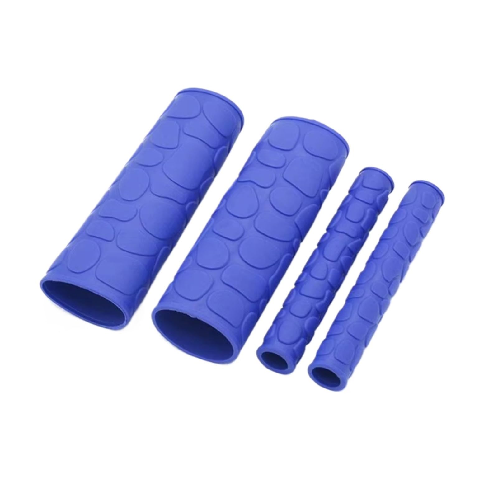Protector Agarre Manillar Motocicleta Cubierta Silicona Mango Freno Empuñadura motocicleta | Protector agarre manillar moto mango freno cubiertas manillar antideslizantes goma suave silicona(Blue)