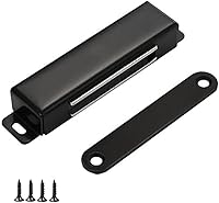 Vista 4 de Pestillo magnético para puerta de 70 libras, pestillo resistente para armarios, puertas de muebles, de acero inoxidable, bronce aceitado
