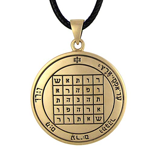 Moonlight Mysteries Bronze Second Pentacle of Saturn Talisman for Defense Talisman