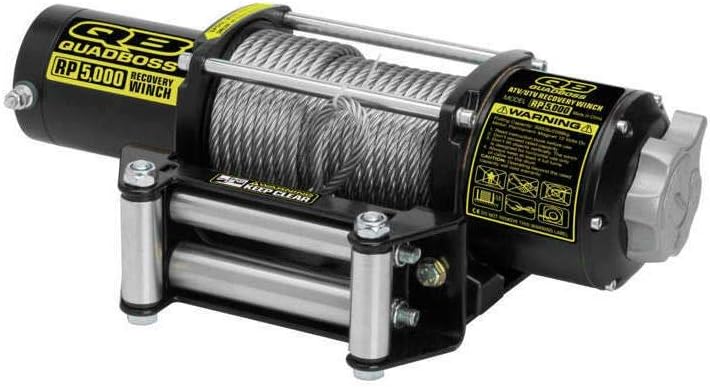 Quadboss 5000lb Winch (Wire Cable)