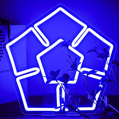Image of AHlove Lock Neon Sign for Wall Decor,LED Neon Lights for Game Room、Man Cave,Birthday、Christmas Gifts for Teen Boys and Girls