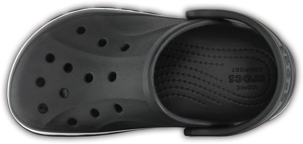 Crocs Unisex Babies Bayaband Clog K rekreacyjne klapki sportowe dla dzieci, Czarny - 25/26 EU