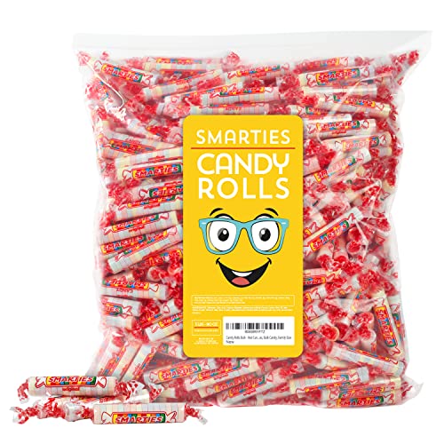 Smarties Candy Rolls Bulk - Easter Candy - Original Flavor, 4Lb Party Bag, Approx 230 Pieces, Bulk Candy, Family Size #TOP3