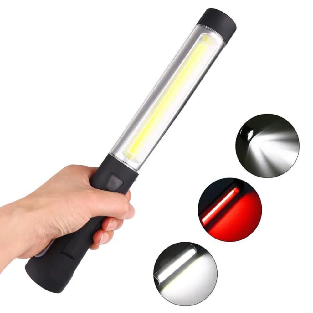 JANCOM Flashlights Inspection Light Inspection Lamp Led Rechargeable USB Charging Flashlight Led Work Light Car Maintenance Work Light Inspection Torch Lights Rechargeable Camping Light