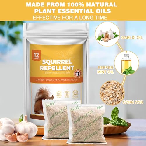 Enbabbor 12 Pack Squirrel Repellent Outdoor thumb #5