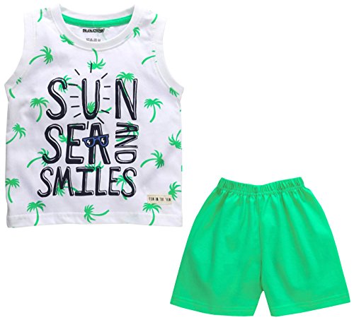 Image of CUCUMBER Baby Half Sleeve Top and Bottom Shorts