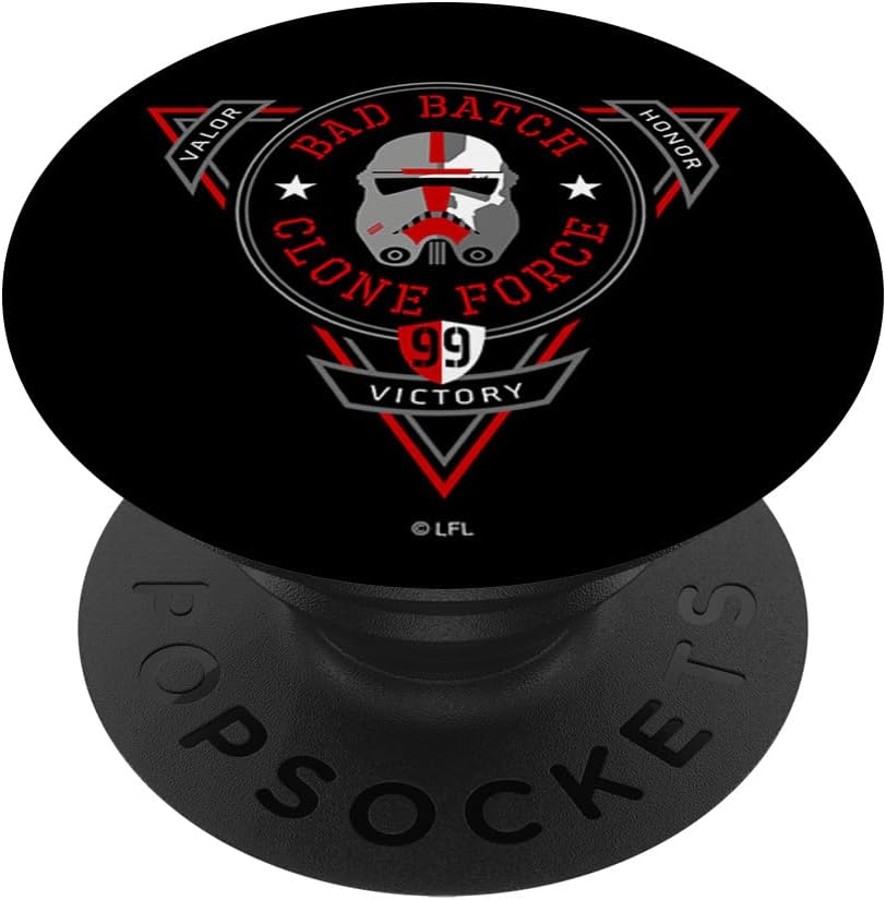 Star Wars: The Bad Batch Valor Honor Victory Clone Force 99 PopSockets MagSafe PopGrip for iPhone