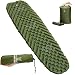 Wise Owl Outfitters Camping Pad - Premium Inflatable Camping Sleeping Pad for Outdoor and Backpacking - Ultralight Compressible Camping Mat - Bubble Gear Design with Air Inflator Pump included (Green)