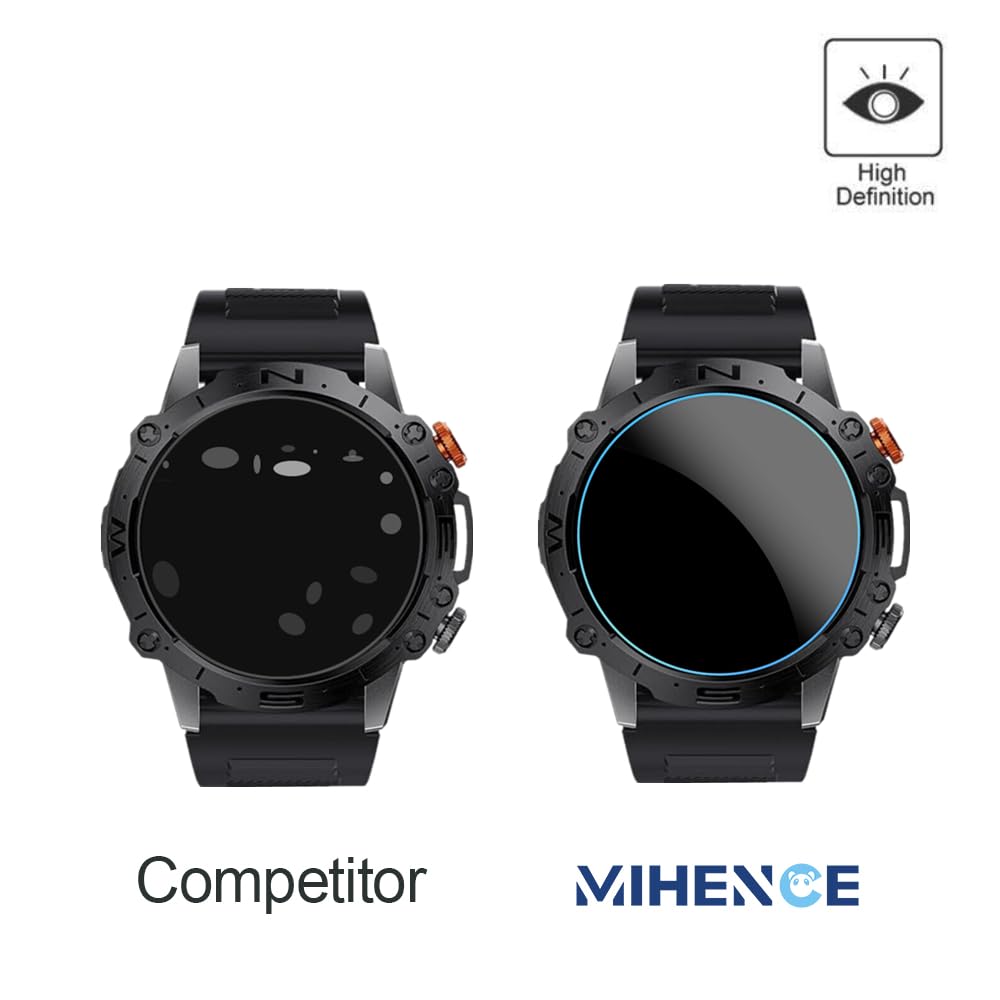 Frgnie Pellicola In Vetro Temperato 9H Per LIGE ST19 Smartwatch 1.43'' – Proteggi Il Display Da Graffi