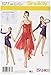 SIMPLICITY 1077 Girls'/Misses' Knit Dancewear Sewing Template, Size BB (6-8-10-12-14-16)