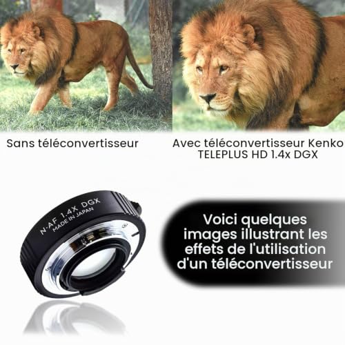 Kenko Téléconvertisseur Teleplus HD 1.4X DGX pour Nikon F, Fabriqué au Japon, 625248 – vue 7