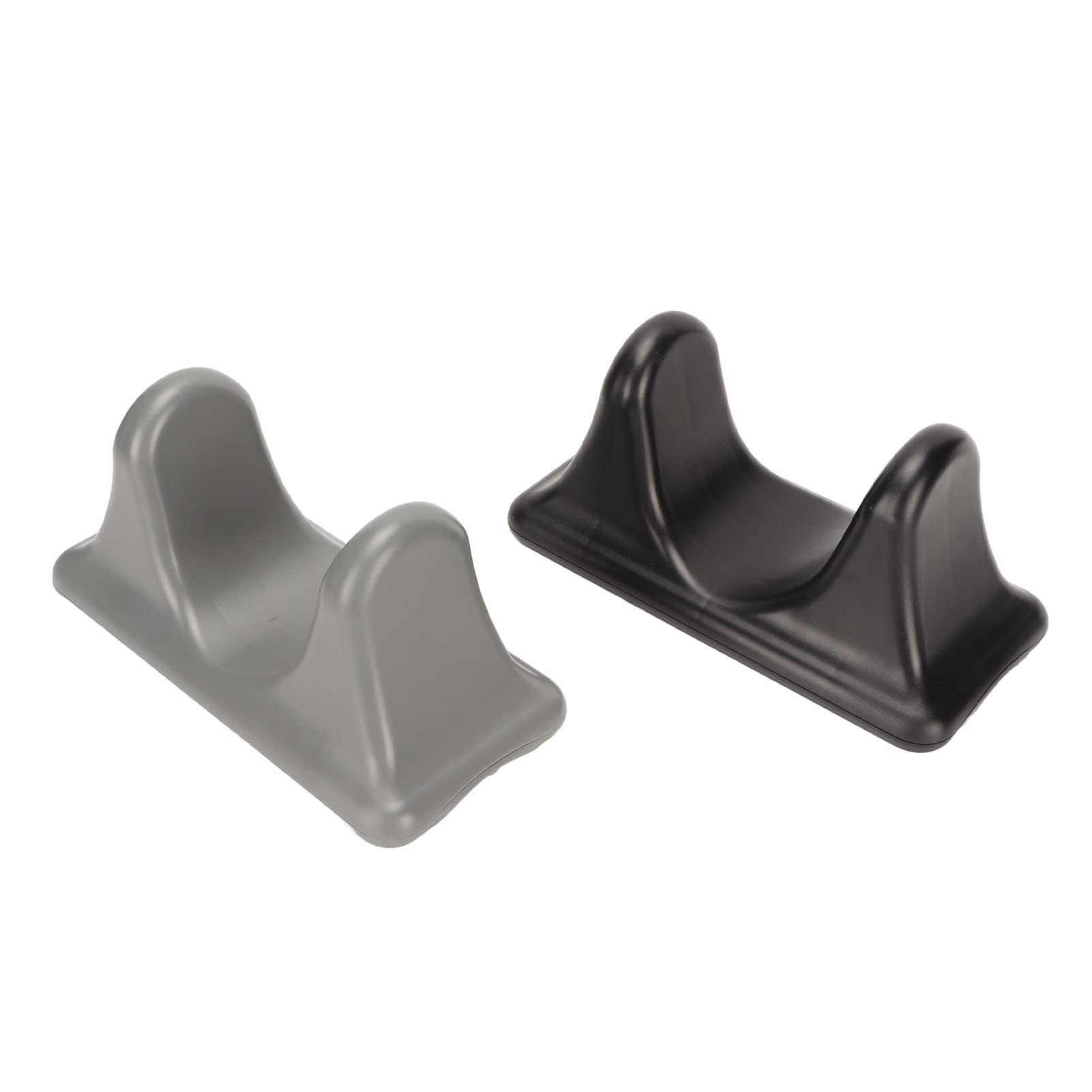 2pcs Psoas Muscle Release and Deep Tissue Massage Tool, Portable Hip Massager Psoas Release Tool Back Pain Stretcher for Thighs, Back, Glutes, Abdomen, Groin, Tendonitis (Black and Gray)