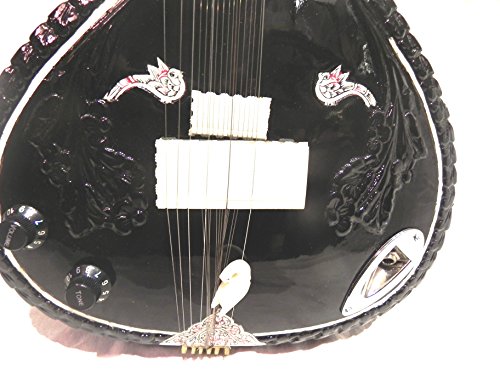 Shri Ravi Shankar Sitar électrique fait à la main avec ficelle et sac - Les Beatles, Paul McCartney, John Lennon, RIngo Starr, George Harrison Shri Ravi Shankar Sitar électrique fait à la main avec ficelle et sac – Image 5