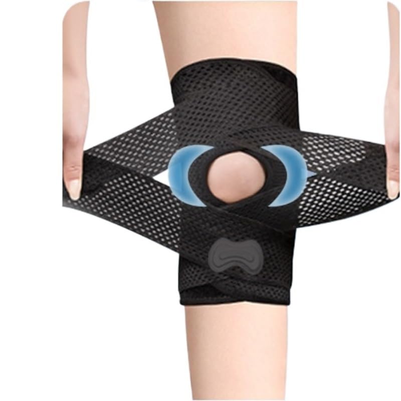 Exercise, protection Sports Knee Pads for Men and Women Climbing Meniscus Knee Pads Knee Joint Cold Protection for Fitness, cycling, running, playing football(D,XX-Large)